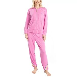 NWT Ocean Pacific OP Daybreakers Women's Lounge Hoodie PJ Set -Pink Small